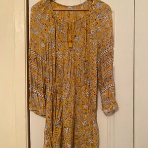 Yellow boho dress 💛